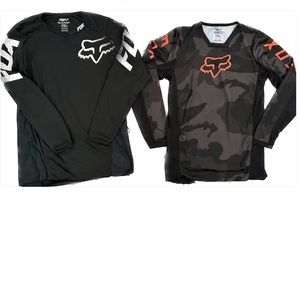 Bundle of 2 FOX Boys XL longsleeve MTB jersey